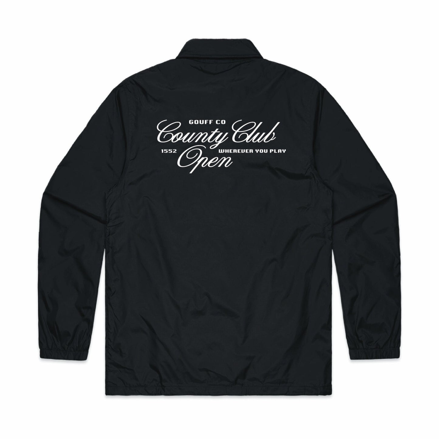 COUNTY CLUB OPEN COACH JACKET
