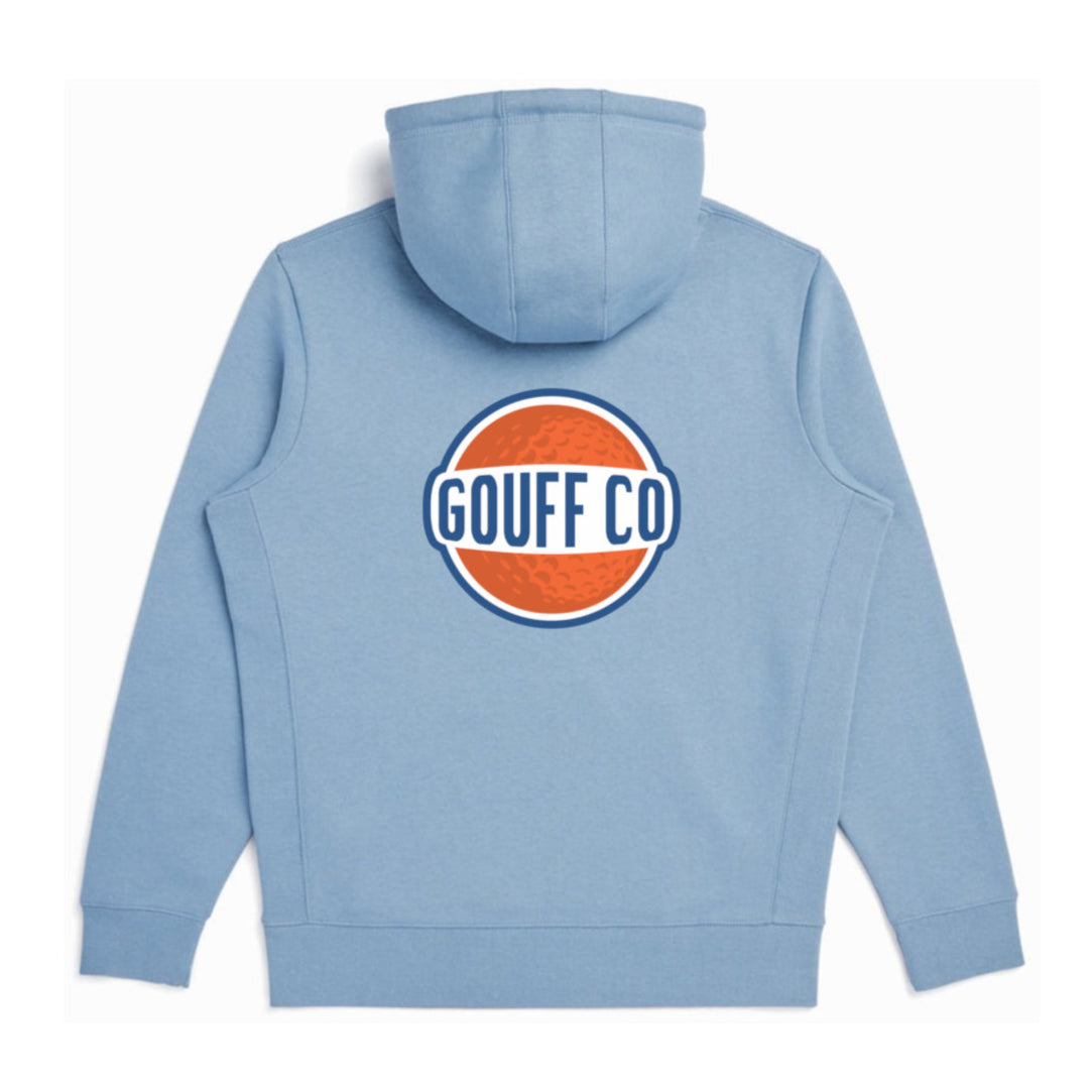 GOUFF OIL HEAVYWEIGHT ORGANIC BRUSHED HOODIE