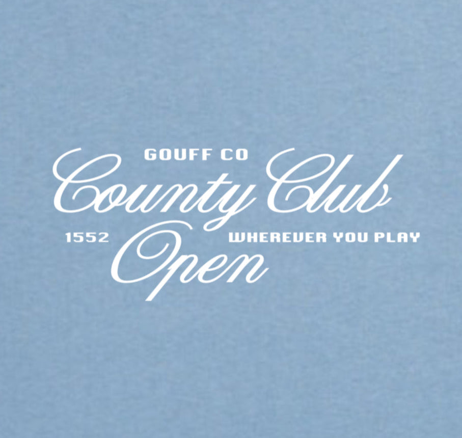 COUNTY CLUB OPEN HEAVYWEIGHT ORGANIC BRUSHED CREW SWEATSHIRT