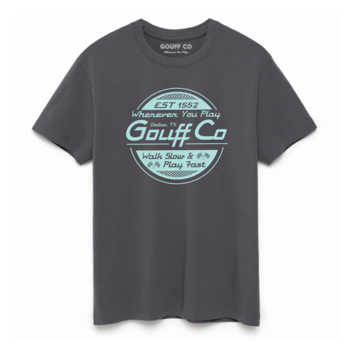 WALK SLOW PLAY FAST SUPIMA TEE