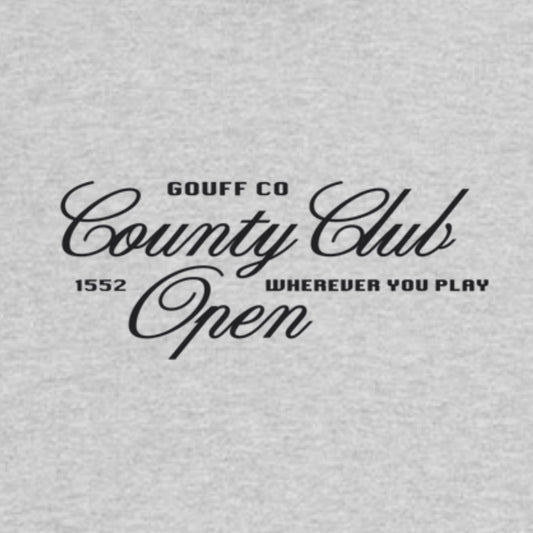 COUNTY CLUB OPEN HEAVYWEIGHT ORGANIC BRUSHED CREW SWEATSHIRT