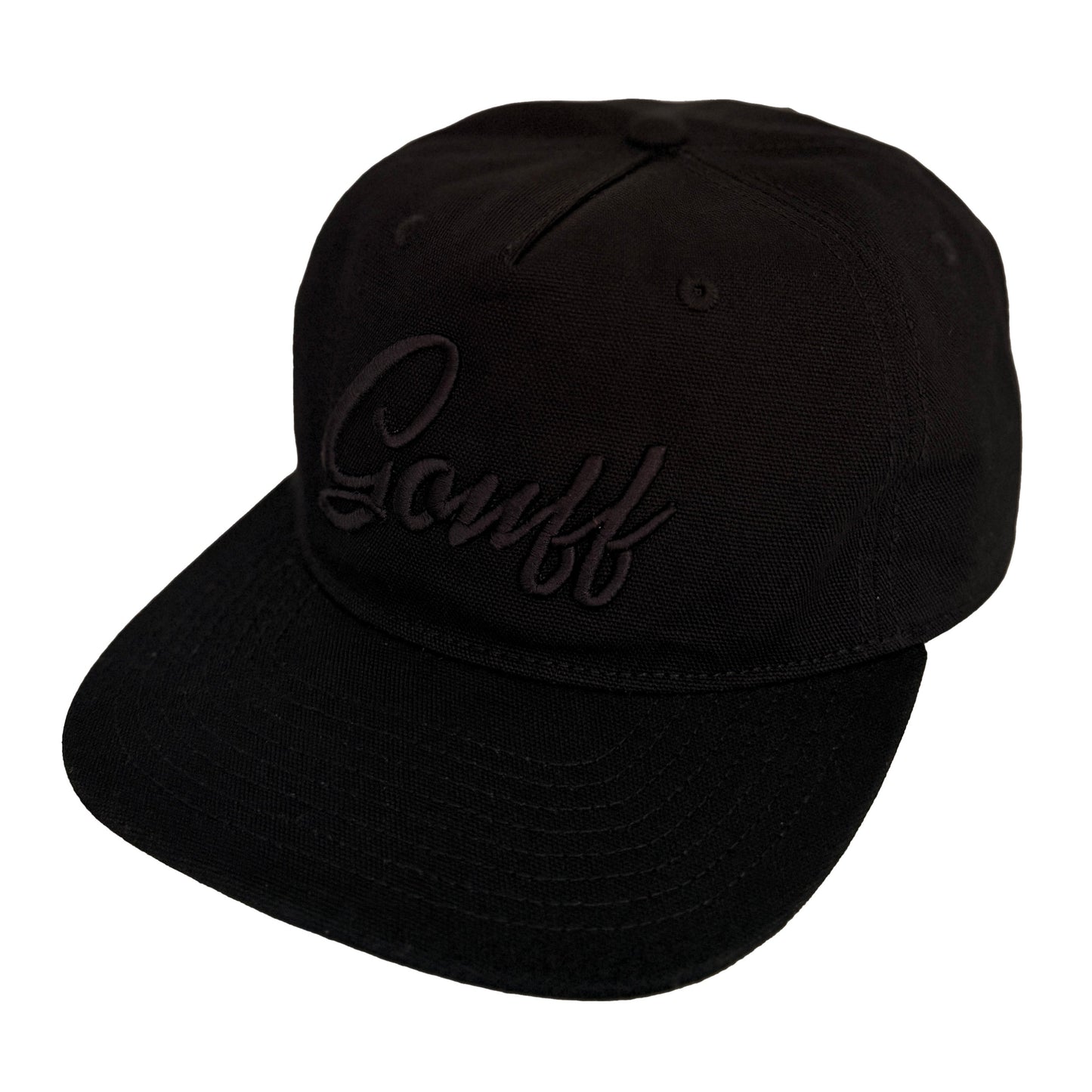SCRIPT CANVAS HAT (BLACK)