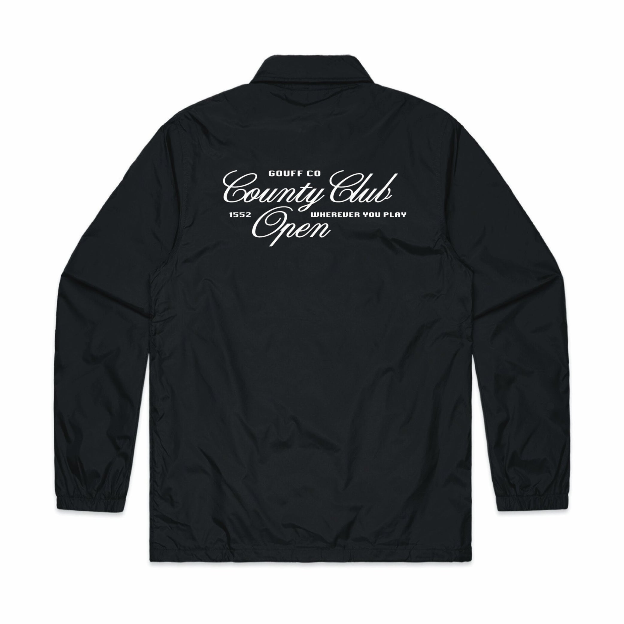 COUNTY CLUB OPEN COACH JACKET – Gouff Co