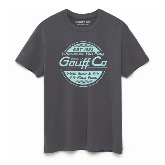 WALK SLOW PLAY FAST SUPIMA TEE