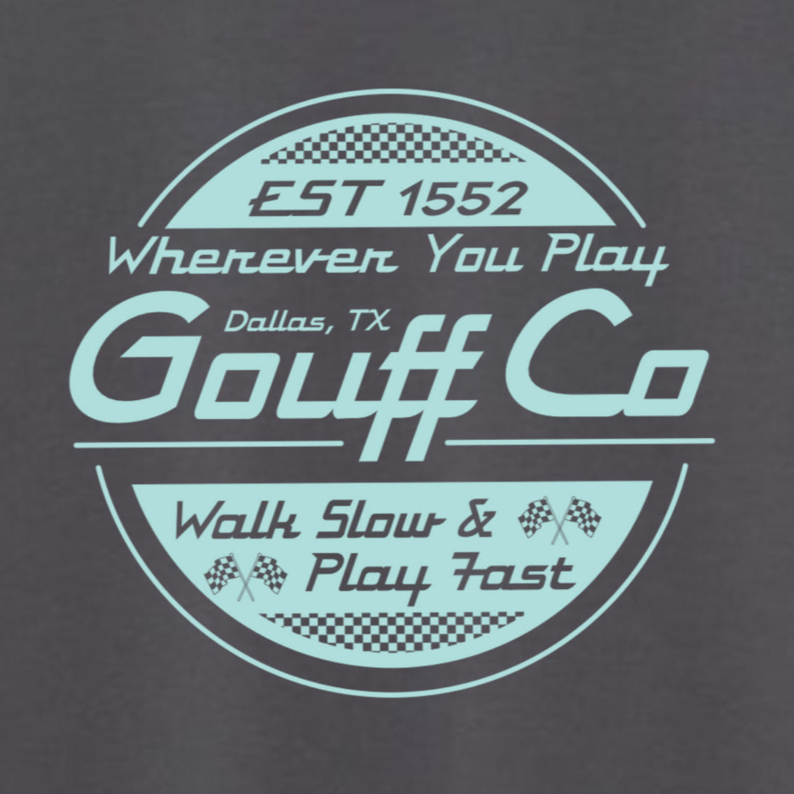 WALK SLOW PLAY FAST SUPIMA TEE