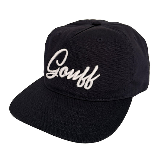 SCRIPT CANVAS HAT (NAVY)