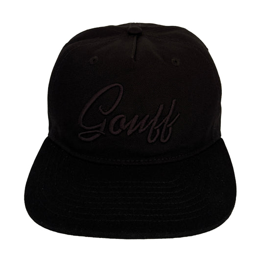 SCRIPT CANVAS HAT (BLACK)